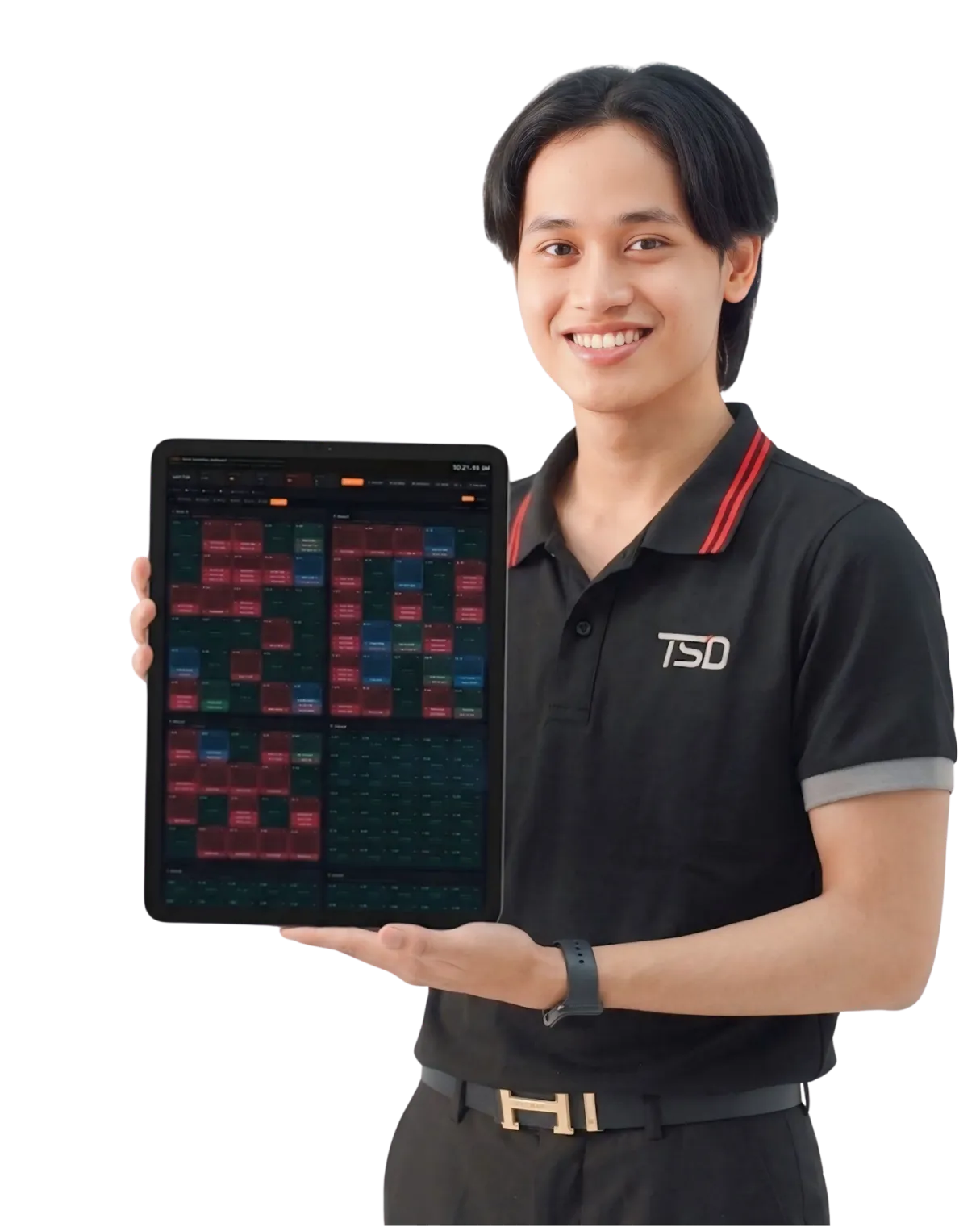 ក្រុម TSD បង្ហាញប្រព័ន្ធគ្រប់គ្រង ICD លើ iPad