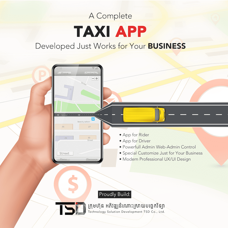 grid 202312 Taxi App - TSD Software Development in Cambodia