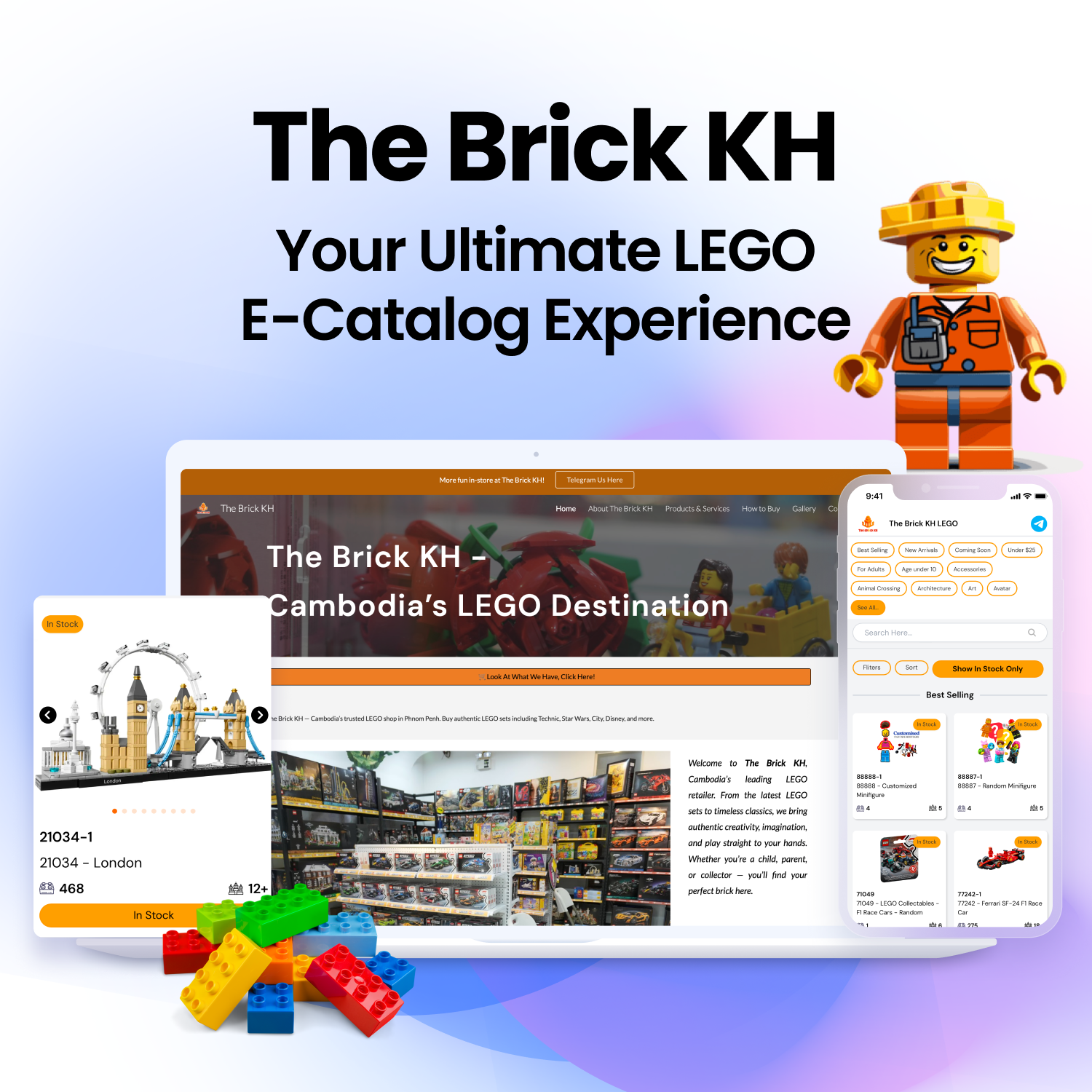 lego brick e catalog - TSD Software Development in Cambodia