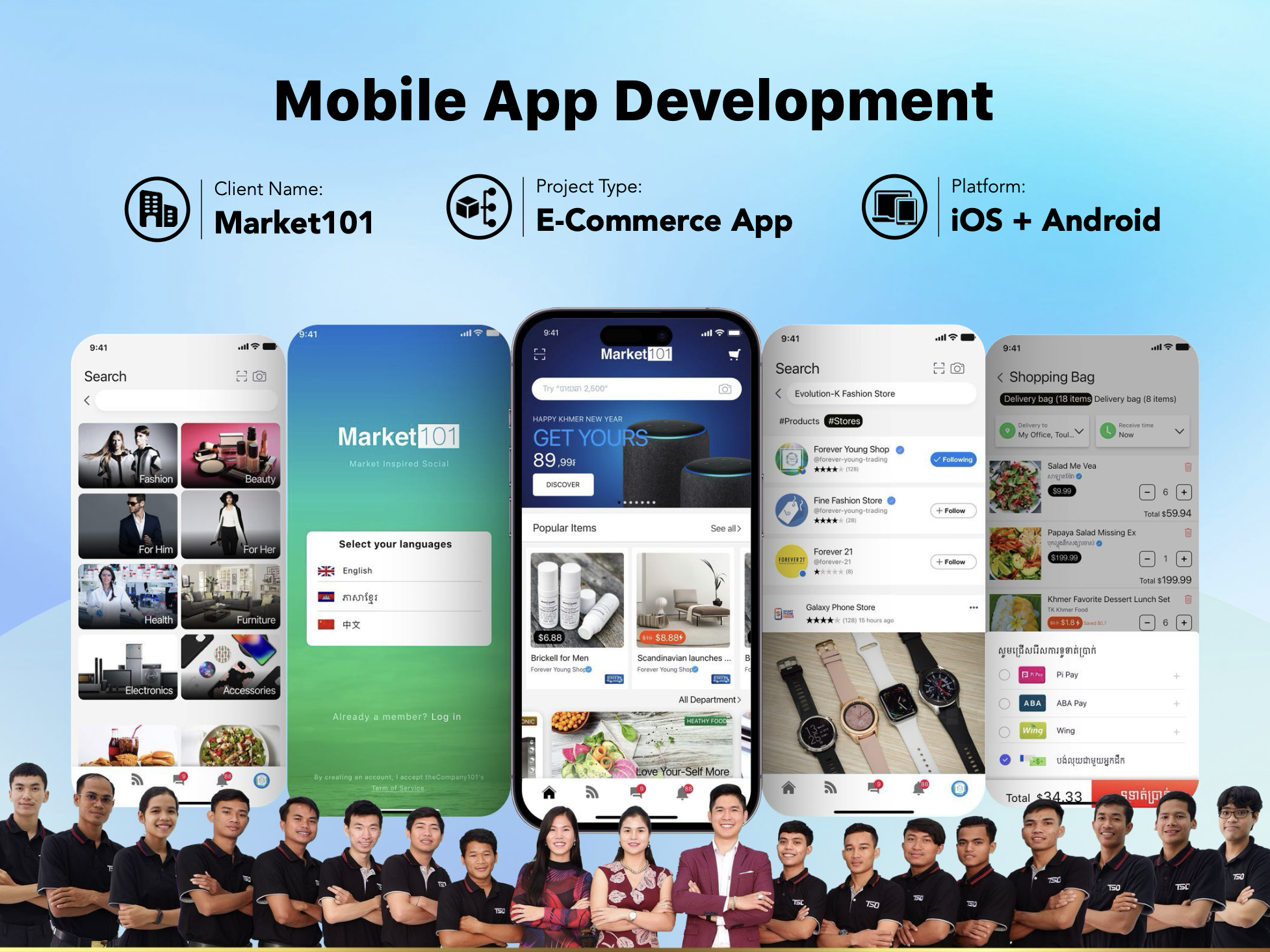 market101 ecommerce - TSD Software Development in Cambodia