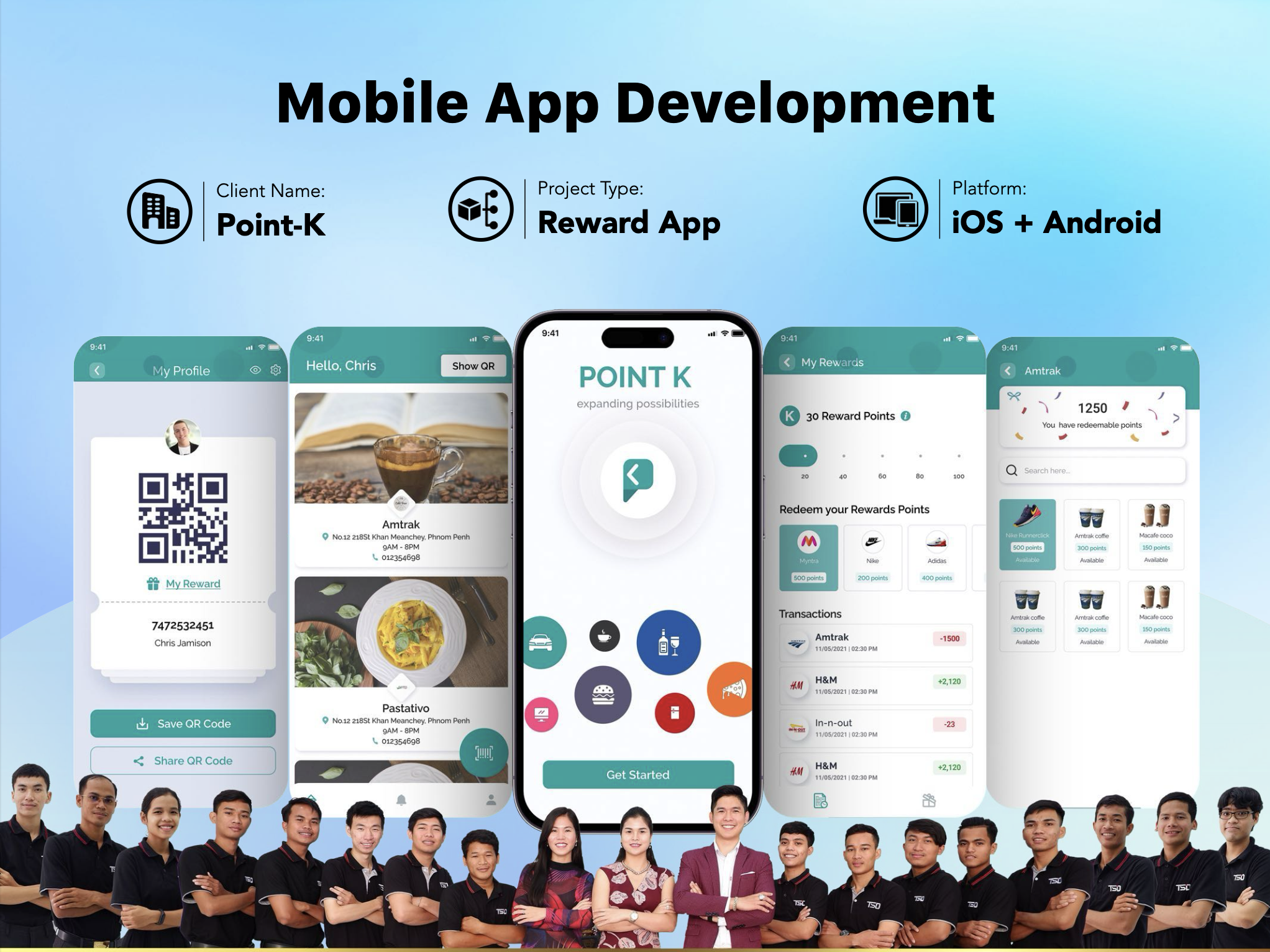 point k app - TSD Software Development in Cambodia