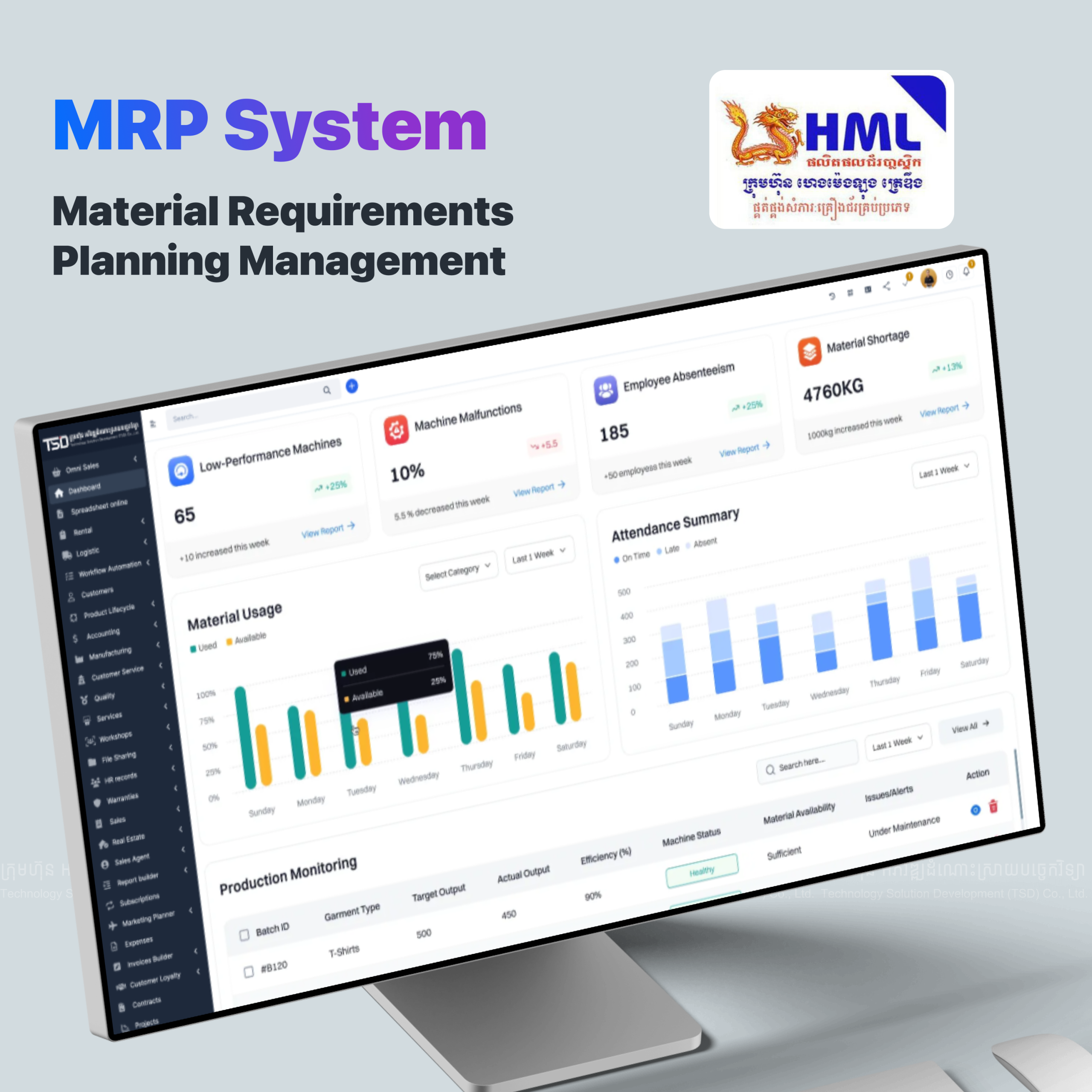 mrp system for hml trading scaled - TSD Software Development in Cambodia