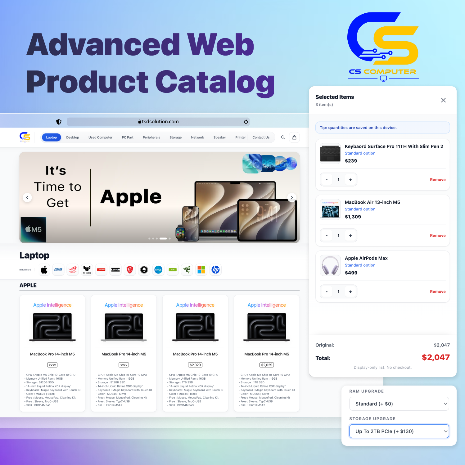 cs computer modern web catalog - TSD Software Development in Cambodia