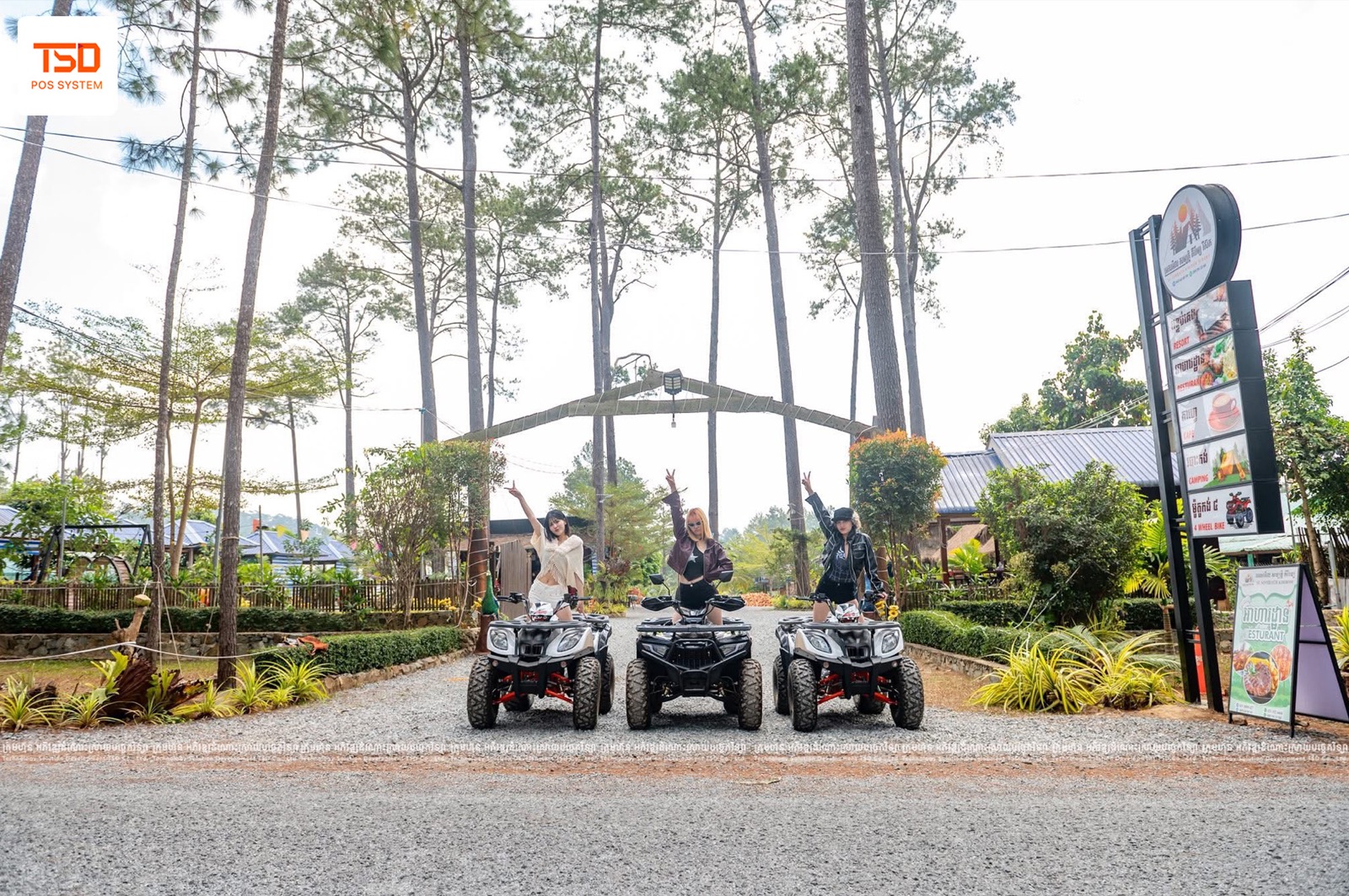 Resort restaurant management Cambodia TSD resort boutique UI
