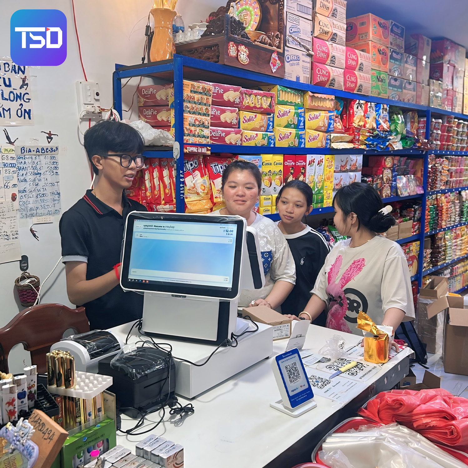 POS system Cambodia — សារថ្លែងអំណរគុណភ្ជុំបិណ្ឌ 50% ពី TSD 22 TSD Pchum Ben POS promo Square-POS95-6