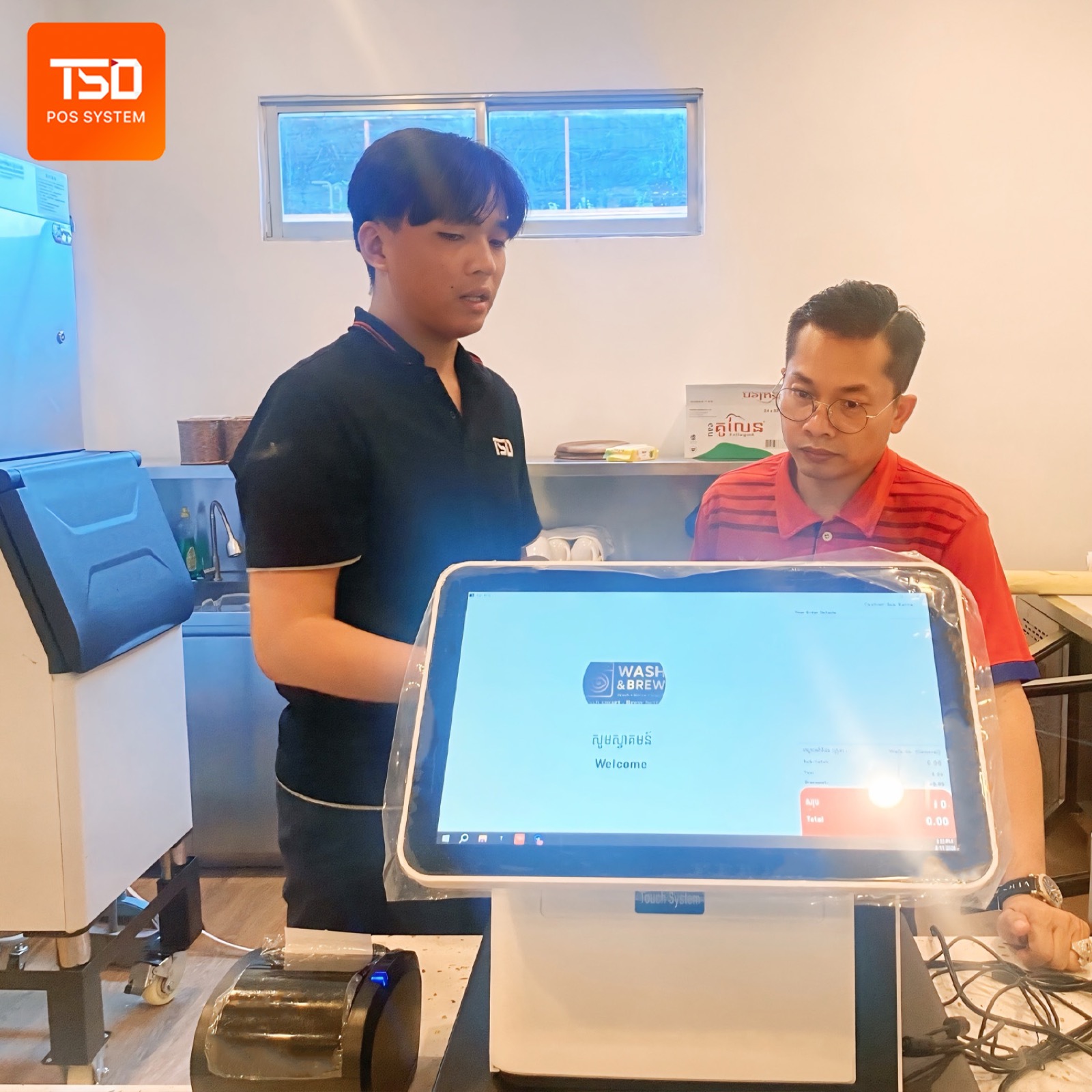 POS supplier Cambodia — ហេតុអ្វីម្ចាស់អាជីវកម្មត្រូវជ្រើសក្រុមហ៊ុនមានបទពិសោធន៍? 14 POS supplier Cambodia local Support and POS service