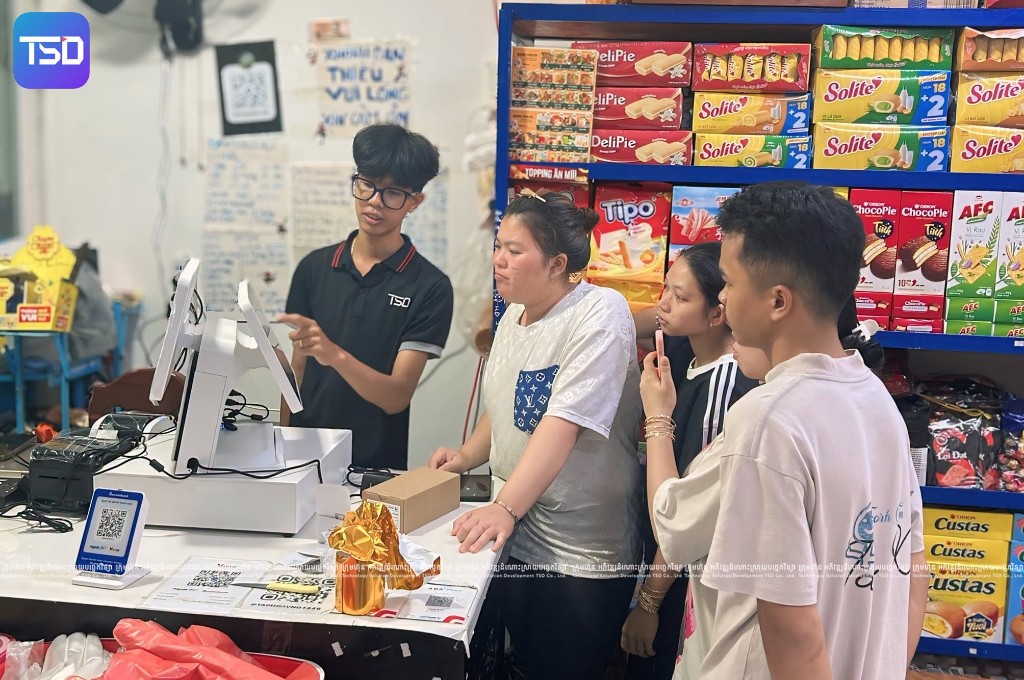 ប្រព័ន្ធគិតលុយ TSD POS — បណ្តុះបណ្តាលនៅហាងចាប់ហួយកម្ពុជា